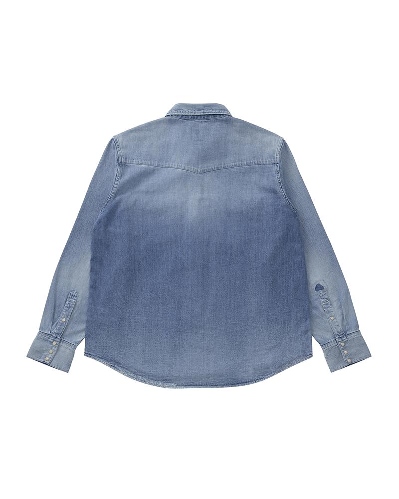 visvim シャツ VISVIM(ビズビム/ヴィズヴィム) 13SS DEADWOOD CHAMBRAY L/S